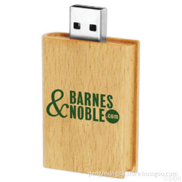 Wooden Gift USB Flash Drive, Book USB Flash Drive